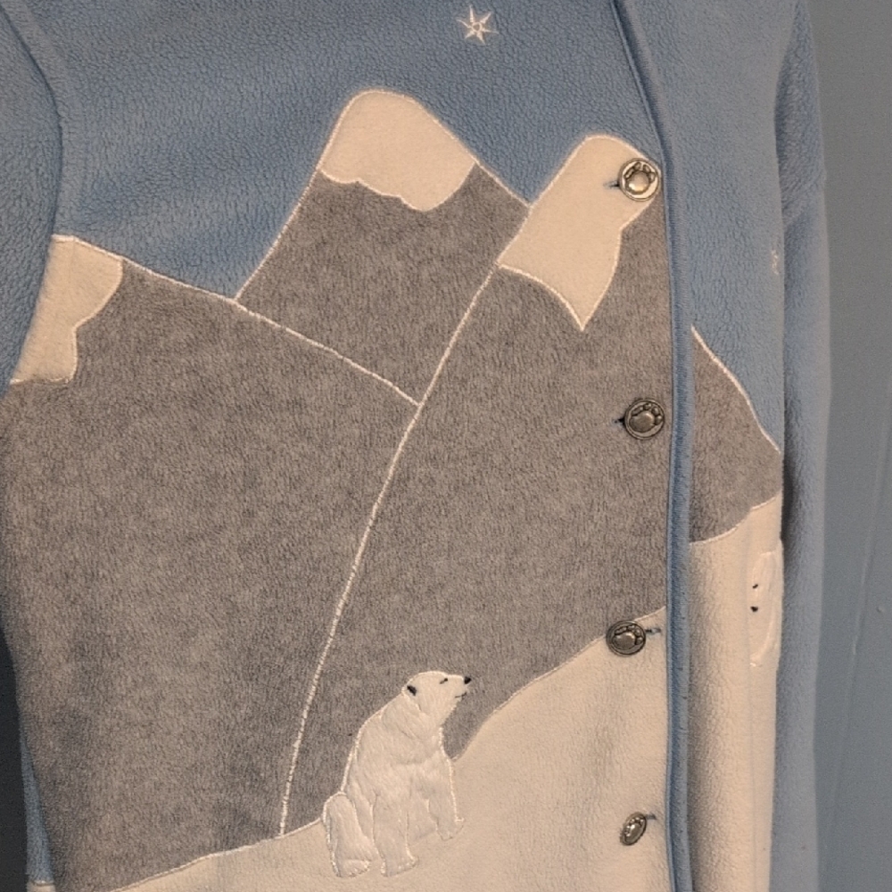 Northern Reflections Light Blue Polar Bear Jacket - Picture 2 of 12